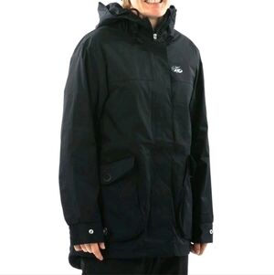 Nike 6.0 Kesak Snowboard/Skiing Women's Black Hooded Longer Cut Jacket Size S
